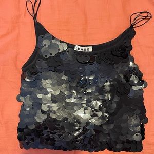 Base sequins top